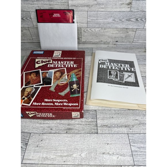 Clue Master Detective Complete (Commodore 64/128, 1989) - Picture 3 of 4